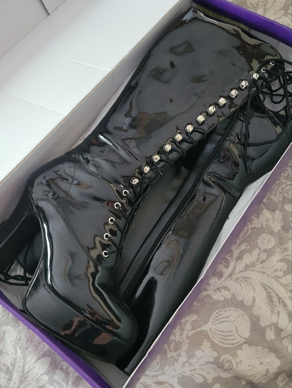 Funtasma Exotica Knee High Boots Platform Whimsigoth